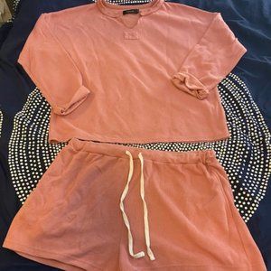 Comfy Amazon Shorts and Long Sleeve Pajama/Lounge set
